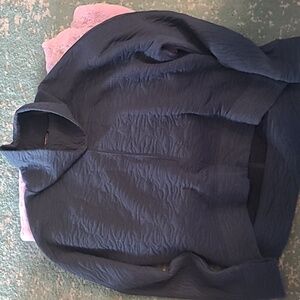 Zella mock turtleneck, cropped